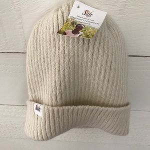 Sseko Designs Cream Alpaca Beanie  *New with tags!